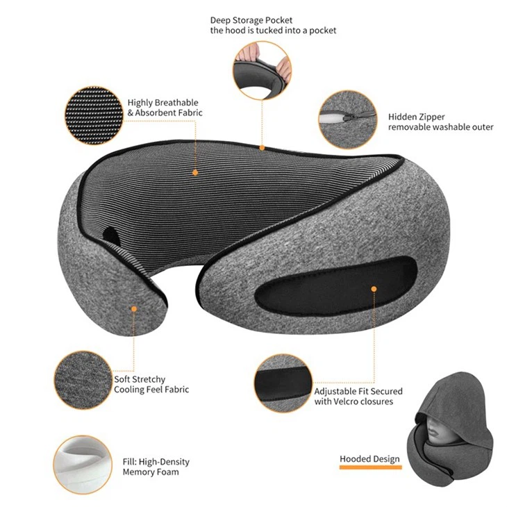 Travel Pillow With Hooded high quality